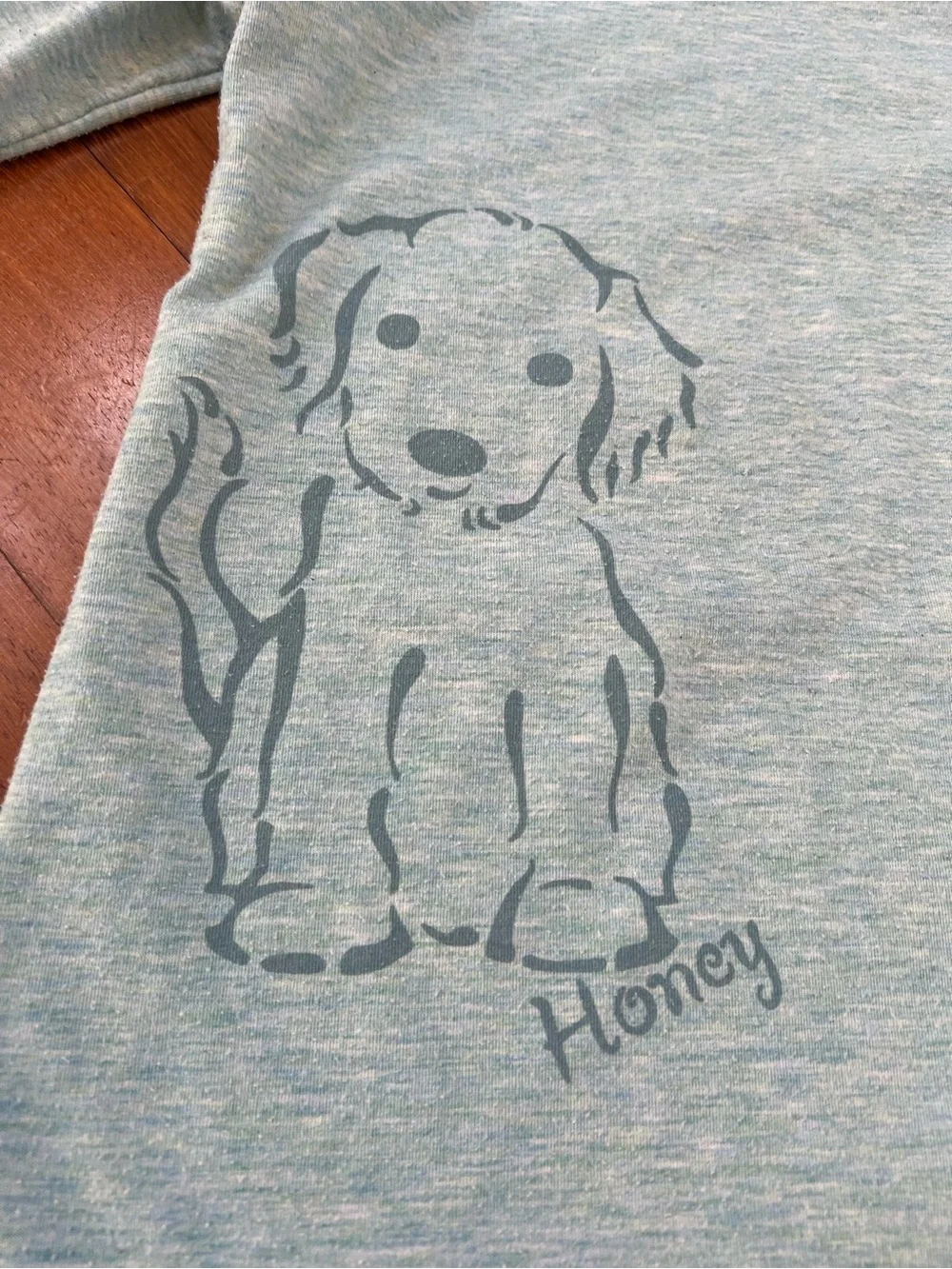 American Girl Girls Nightgown XS 5 6 Honey Puppy Dog Blue Pajamas Clothes